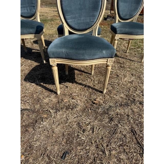 19th Century Louis XVl Dining Chairs - Set of 4 For Sale - Image 13 of 15