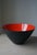Contemporary Black and Red Krenit Bowl by Herbert Krenchel for Torben Ørskov, 1960s For Sale - Image 3 of 7