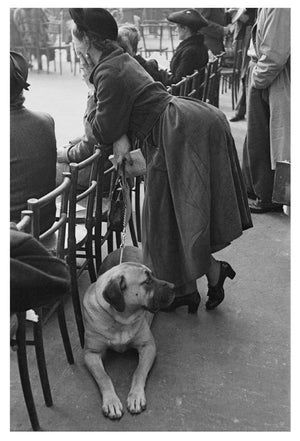 'Dog and Owner at Crufts' Unframed Archival Pigment Print
