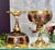 Antique Steiner & Vogel Amethyst and Gold Champagne Coupes Moser Styled - A Pair For Sale In Phoenix - Image 6 of 12