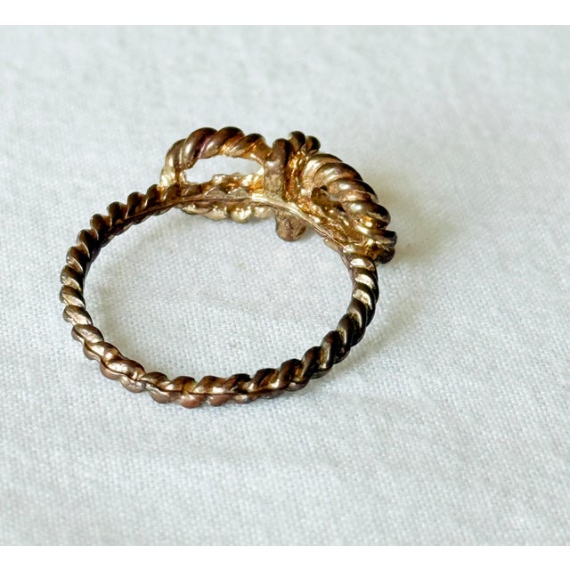 Vintage Style Mini Charm Ring Collection, Mixed-Metal Costume Jewelry For Sale - Image 13 of 17
