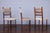 Antique French Renaissance Henry II Style Walnut Dining Chairs W/ Linen Fabric - Set of 6 For Sale - Image 4 of 13