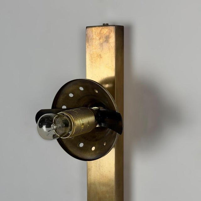 Stilnovo Brass and Opaline Glass Double Sconces, Italy, 1960s, Set of 2 For Sale - Image 11 of 18