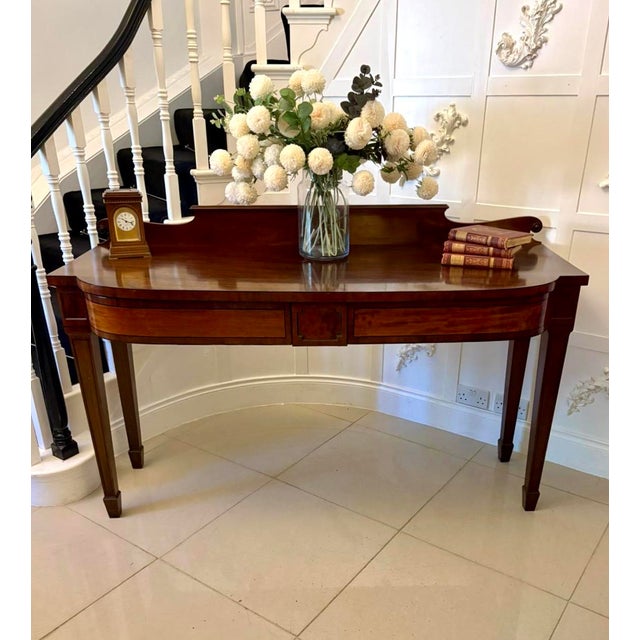 Antique Regency Mahogany Serving or Side Table, 1815 For Sale - Image 16 of 16