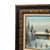 1970s Vintage Signed Winter Landscape Oil Painting on Canvas in Hand-Carved Wood Frame, Rustic Snow Cabin Scene.. For Sale - Image 5 of 10