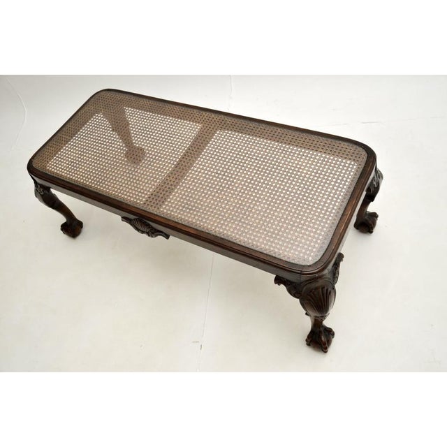 1900 - 1909 Antique Walnut Coffee Table, 1900s For Sale - Image 5 of 8