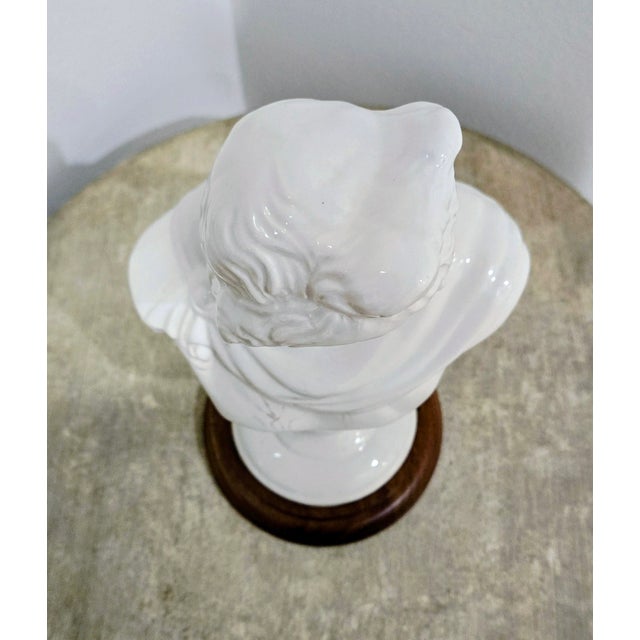 1960s Italian Casa Cameri Marcialla Red Wine Lady Bust Decanter – Fort Worth Import For Sale - Image 5 of 9