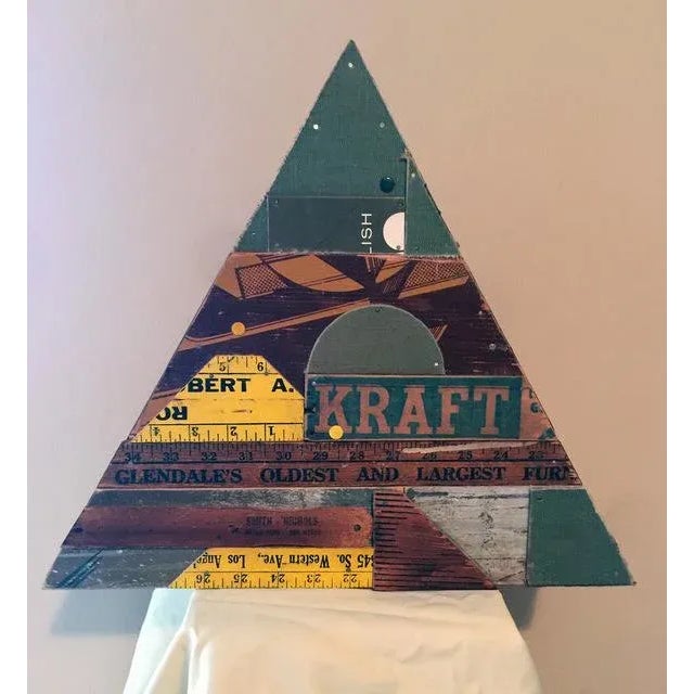 Untitled #25, 2010 Painting with Collage and Wood elements on a wood structure 14 1/4 × 16 1/4 × 3 in 36.2 × 41.3 × 7.6 cm...