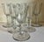 English Antique 19th Century English George III Anglo Irish Facet Cut Crystal Sherry Wine Glasses - Set of 6 For Sale - Image 3 of 18