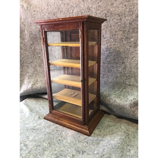 Late 19th Century Antique Mahogany Table Top Display Case Chairish