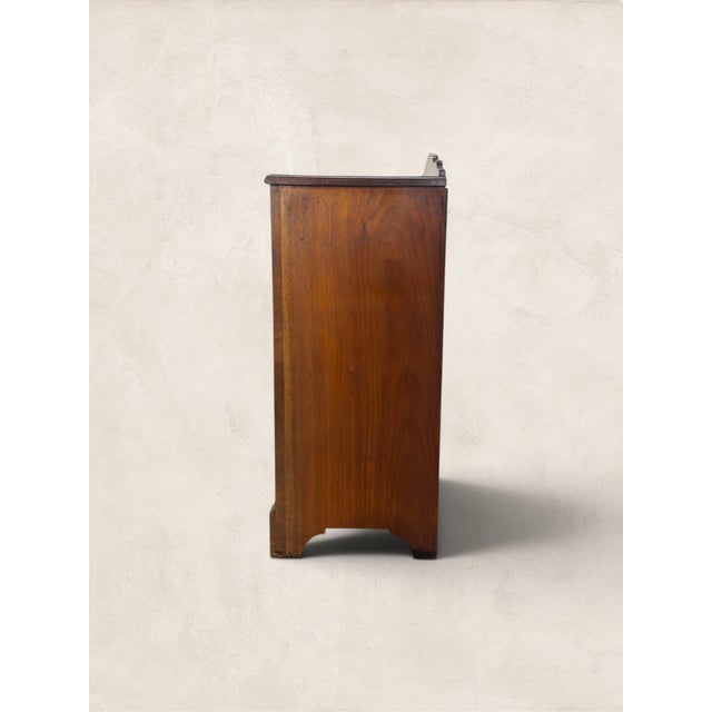 Antique English Oak Bedside Pot Cupboard Nightstand For Sale - Image 4 of 7