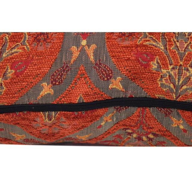 2020s Time Less Shabby Chic Ikat Turkish Throw Pillow For Sale - Image 5 of 9