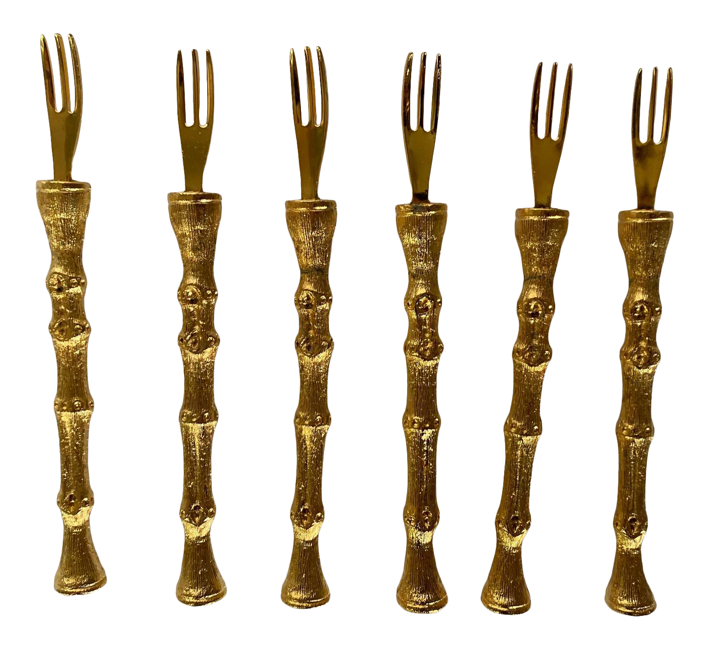 Chinese Hong Kong Vintage Cocktail Forks 1970s Buddha Cocktail Forks Vintage Hors D/'Oeuvre Forks