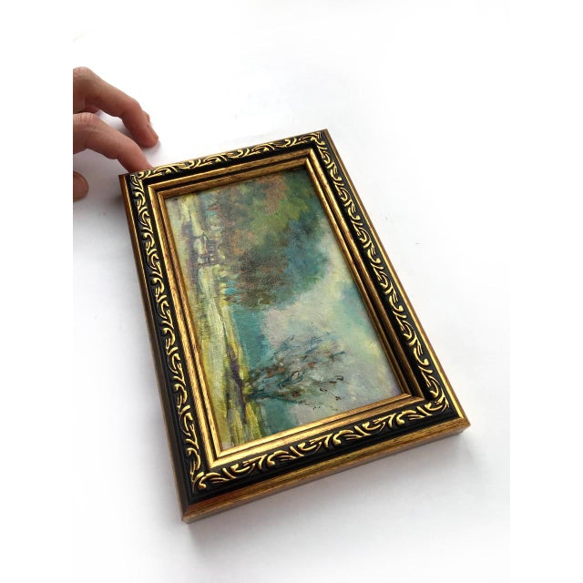 Framed Original Painting Plein Air Landscape Style by Valeriya Serova For Sale - Image 6 of 9