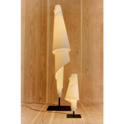 Mid-Century Modern Costura Floor Lamp in Steel and PVC by Josep Aregall For Sale - Image 9 of 11