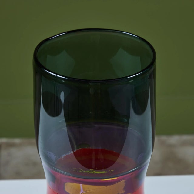 "Punaista Ja Makeaa" Incalmo Glass Vase For Sale - Image 10 of 12