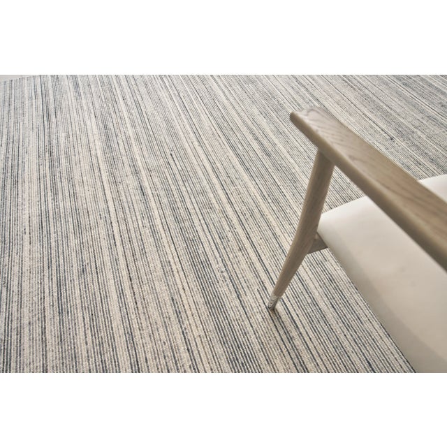 2020s Exquisite Rugs Carmen Handmade PET Yarn Ivory/Blue Rug-14'X18' For Sale - Image 5 of 7