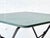 Vintage Folding Table in Metal with Cast Iron Frames, 1950s For Sale - Image 11 of 16