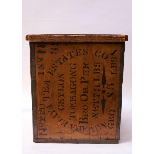 Vintage Salada Tea Chest / Crate Chairish