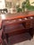 Hand-Tooled Western / Spanish Colonial Style Leather Bar With Matching Barstools- 4 Pieces For Sale - Image 9 of 10
