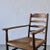 Low Rustic Bobbin Rush Seat Armchair, Netherlands, 1940s For Sale - Image 10 of 11
