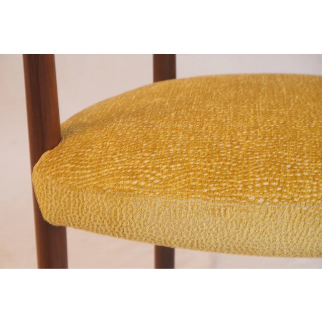 Rare Rosewood Model 195 Dining Chairs Attributed to Ole Gjerlov-Knudsen & Torben Lind for France & Son C1960, Set of 4 For Sale - Image 11 of 12