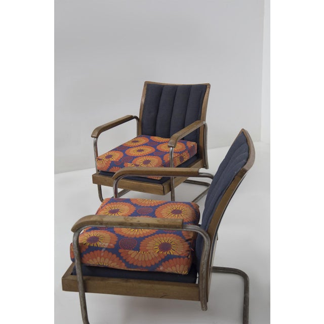 Set of Armchairs attributed to Columbus, 1920 For Sale - Image 10 of 15