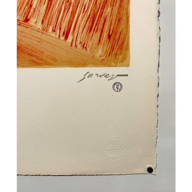 Cubism Léopold Survage, Russian French Avant Garde Lithograph Rhythm in Colour Vibrant Abstract Print, 1967-1968 For Sale - Image 3 of 6