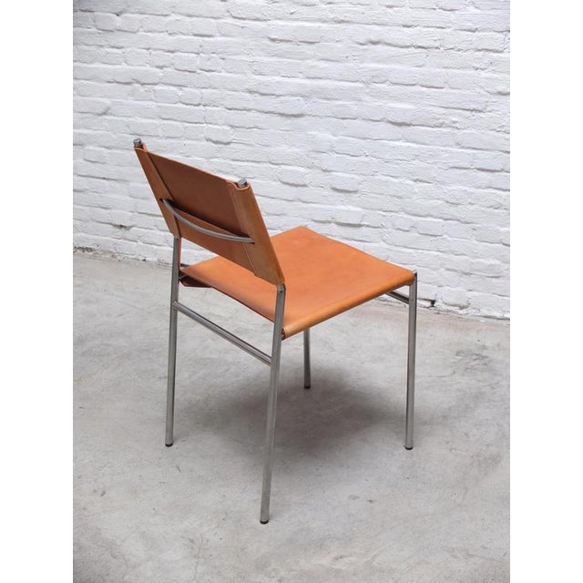 SE06 Chairs in Natural Leather by Martin Visser for 't Spectrum, 1967, Set of 8 For Sale - Image 15 of 18