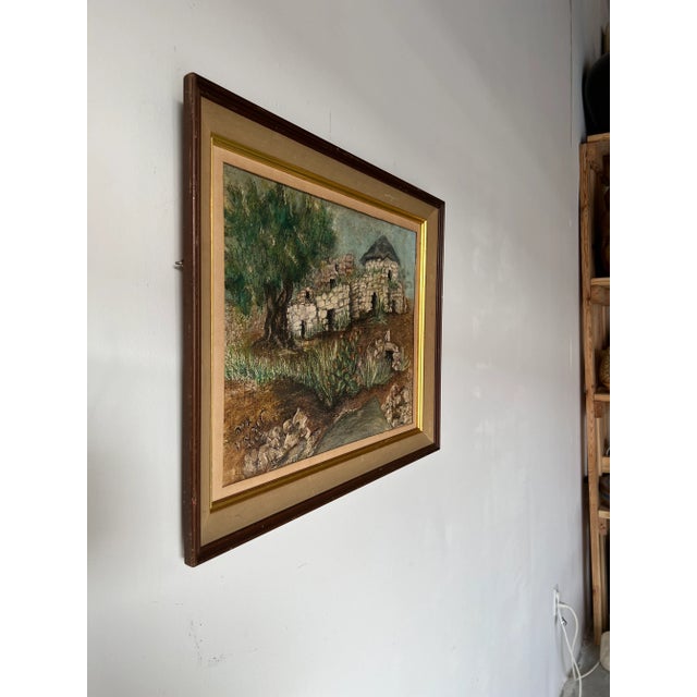 For your consideration we are presenting for sale this fantastic Vintage impressionist abstract countryside landscape...