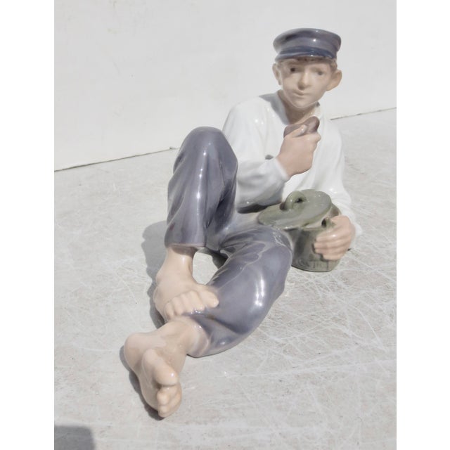 Royal Copenhagen Porcelain Sheppard Dated 1956 For Sale In New York - Image 6 of 10