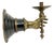 1930s French Art Deco Painted Brass Hand Sconce For Sale