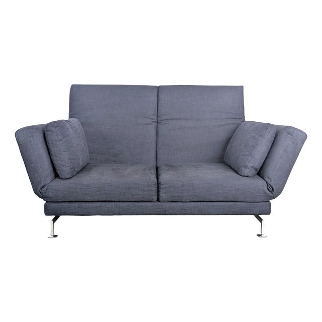 Black Two-Seater Sofa from Brühl Moule For Sale