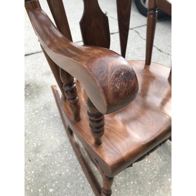 Large Mid-Century Victorian Rocker For Sale - Image 6 of 12