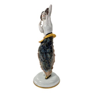 The Dancer Lo Hesse by Constantin Holzer Defanti for Rosenthal, 1920s For Sale