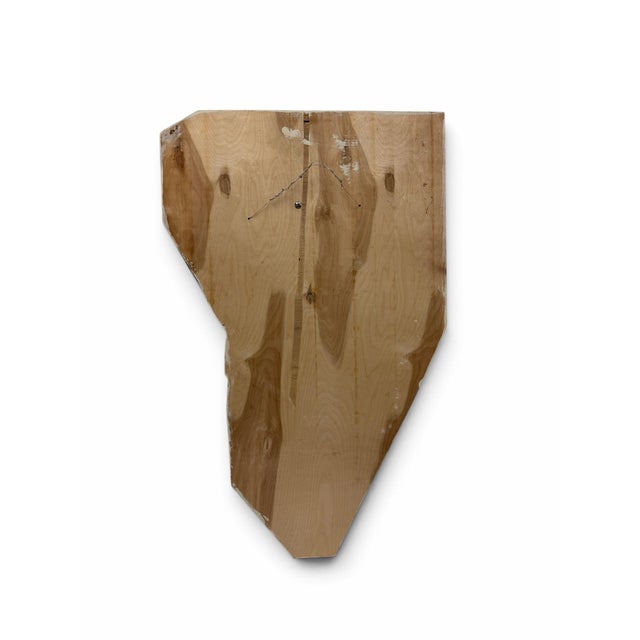 Ornamental & Decorative Materials Vintage Evelyn Lino Brutalist Gold Starburst Mask Wall Sculpture For Sale - Image 7 of 7