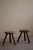 Set of Mid-Century Modern Swedish Wabi Sabi Carved Stools in Pine, 1960s For Sale - Image 3 of 16