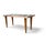 1960s Mid-Century Modern Brecciated Marble Coffee Table With Copper Flat Moulding Frame For Sale - Image 5 of 17