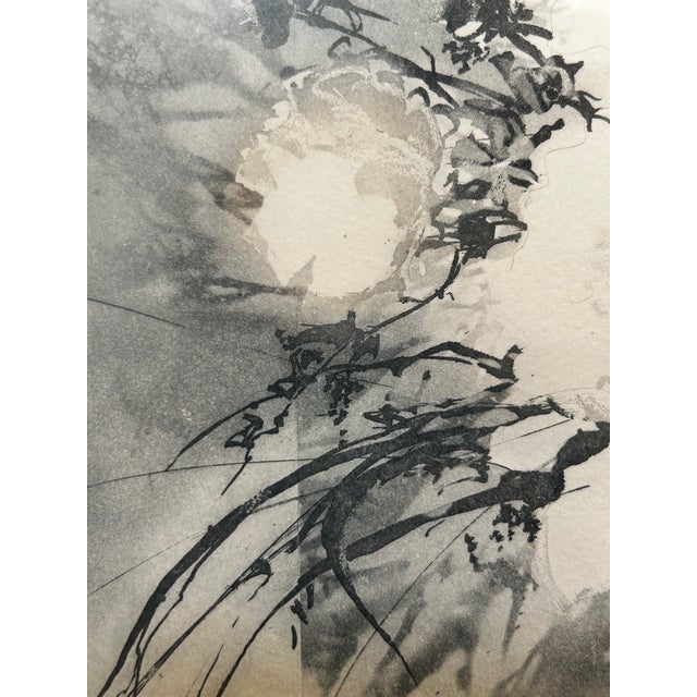 Late 20th Century France Hilon "Le Pot Bleu" Signed and Numbered Floral Lithograph - Framed For Sale - Image 12 of 16
