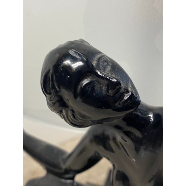 Vintage Art Deco Moon Lady Lamp For Sale - Image 10 of 11