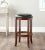 Modern Justin Swivel barstool, Cherry & Black For Sale - Image 3 of 4