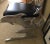 Ray Lewis Cast Aluminum Dolphin Chair. #10 Leather seat 35"H x 19"W x 18"D Seat H 18" Ray Lewis, sculptor and designer,...