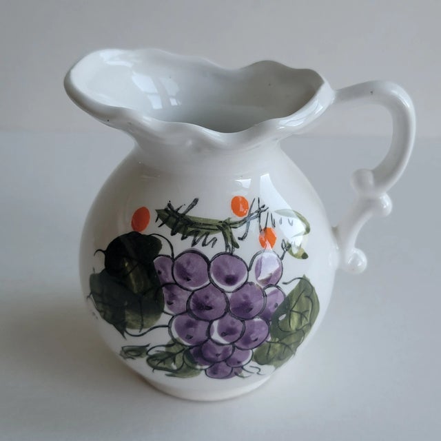 Ceramic Early 20th Century Hand-Painted Japan Creamer For Sale - Image 7 of 7