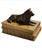 Vintage Sculpture ~ Bronze Wolf Lying on Top of a Book For Sale - Image 10 of 12
