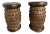 Vintage Set of Two Tribal Bamileke Stools/Tables Cameroon 15.5" H For Sale