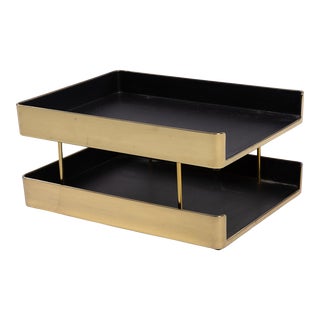 Knoll Mid Century Modern Desk Organizer Paper Tray For Sale