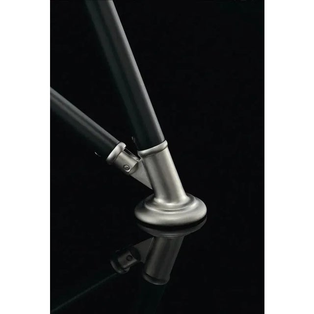 Black and Gold Leaf Studio 76 Tripod Floor Lamp by Mariano Fortuny For Sale - Image 6 of 11
