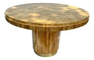 Ron Seff Raffia Marquetery dining room table