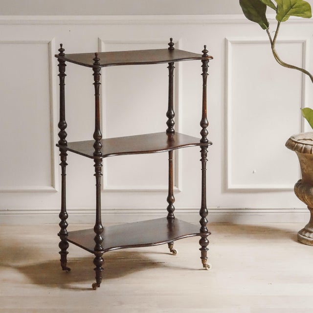 Louis Philippe Etagere with 3 Levels, 1860s For Sale - Image 3 of 7