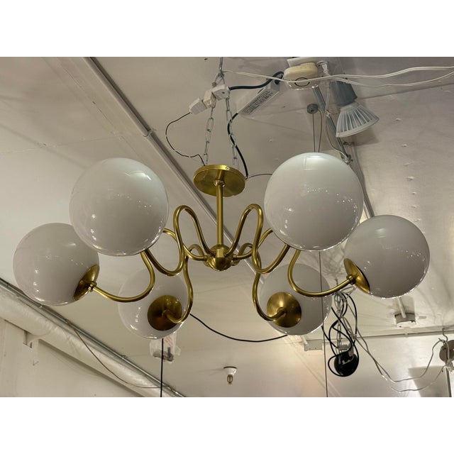 Italian Magnolia Tillie Chandelier For Sale - Image 3 of 12
